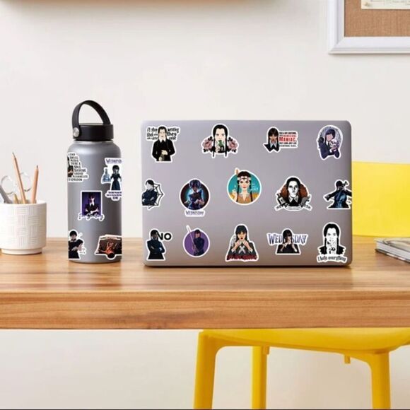 Wednesday Addams Assorted Stickers - Picture 7 of 10